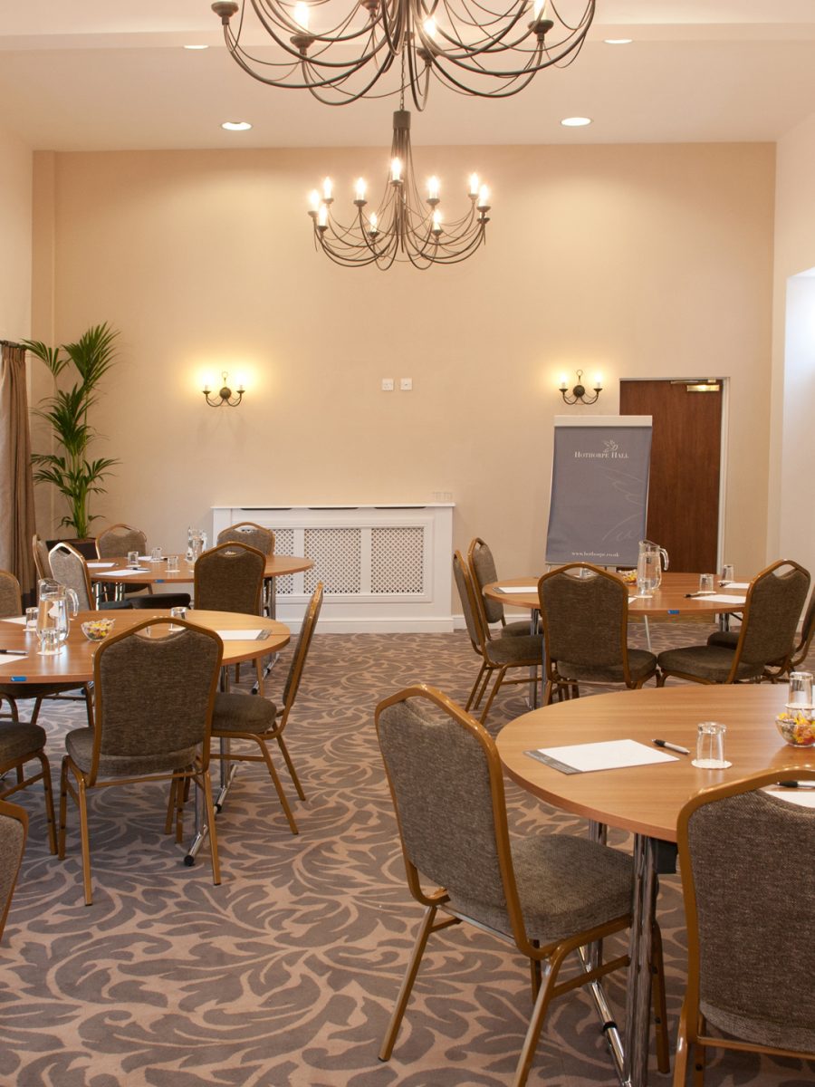 Naseby Suite cabaret conference style