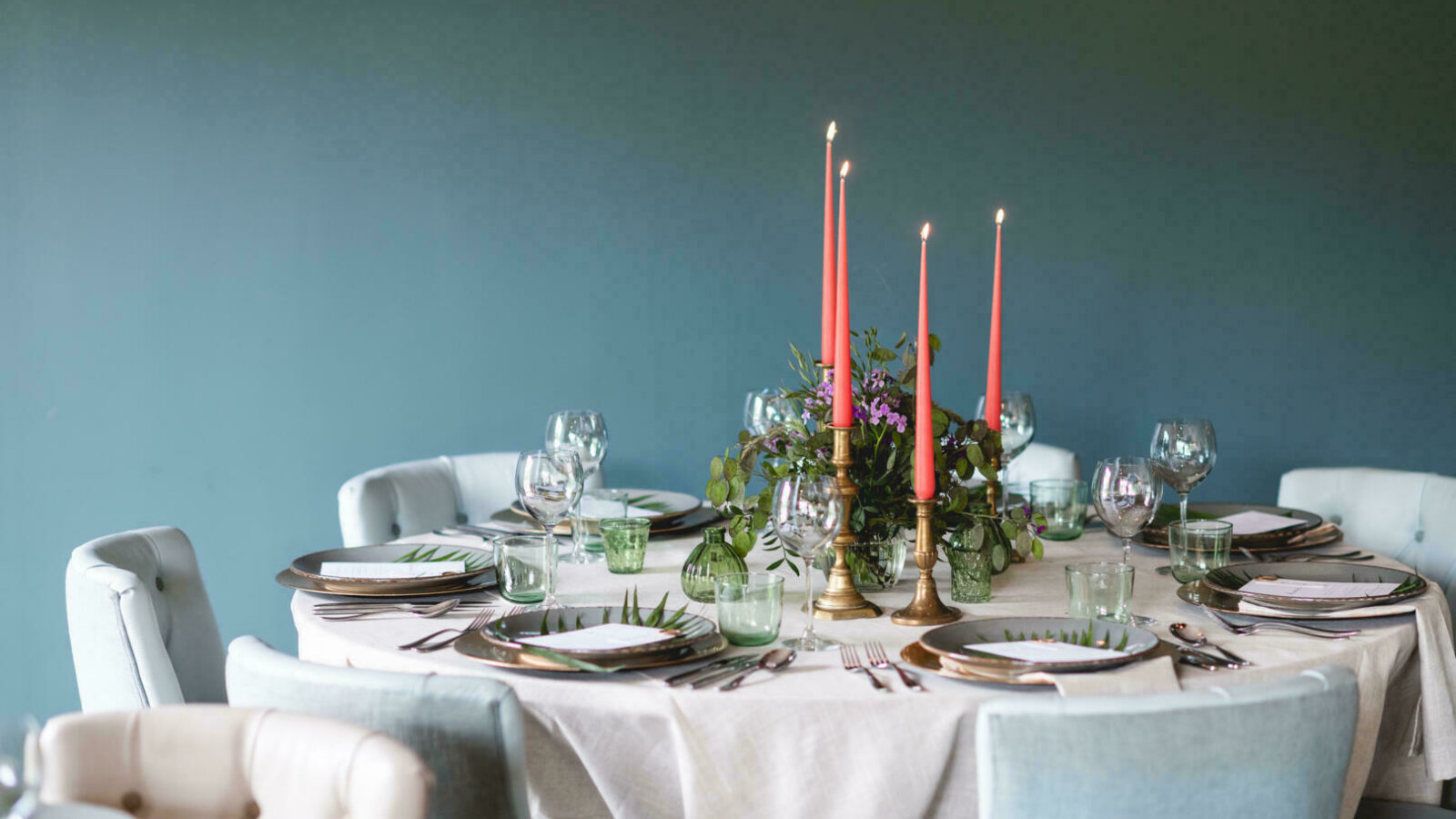 The Woodlands interior venue dining room