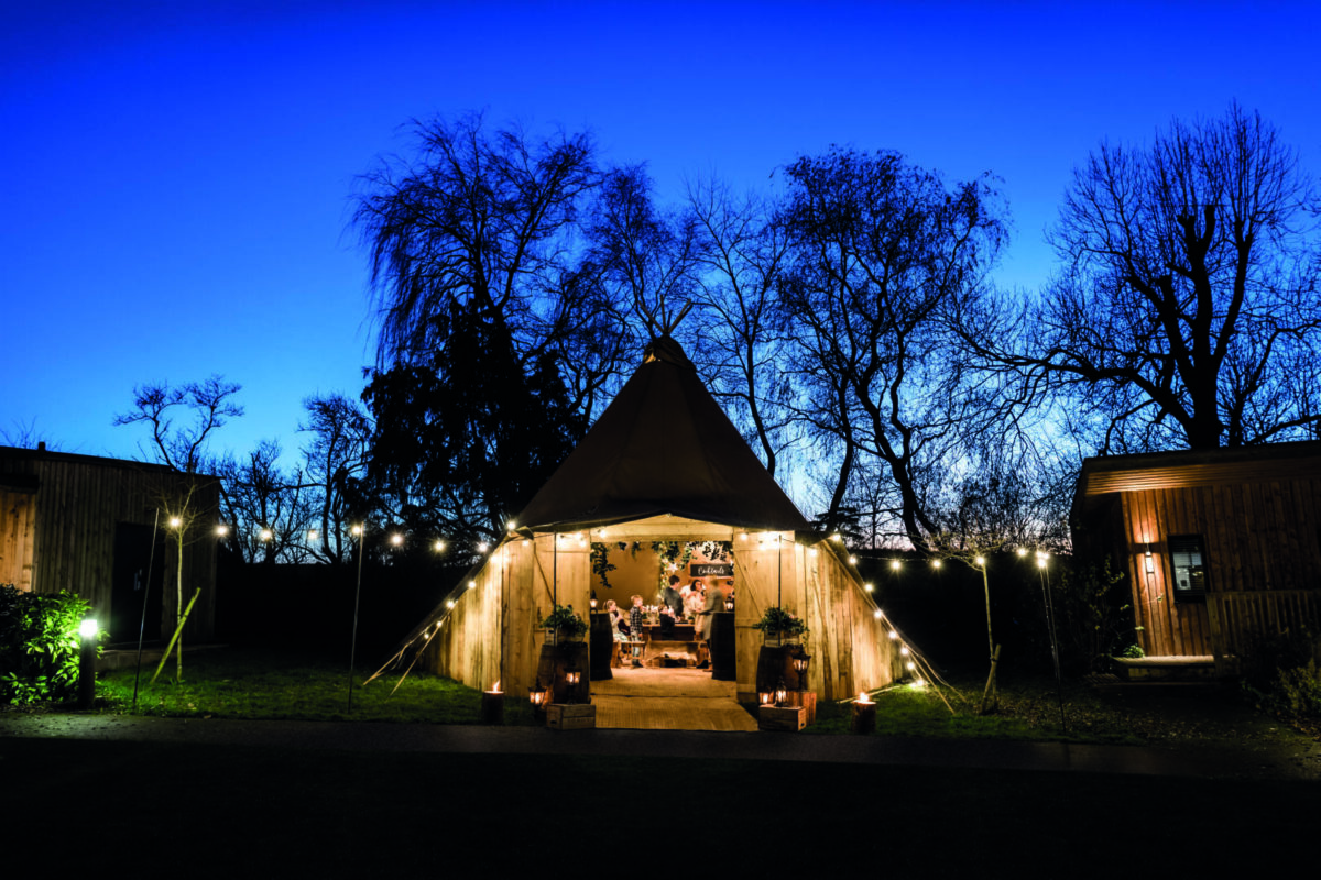 Winter tipi