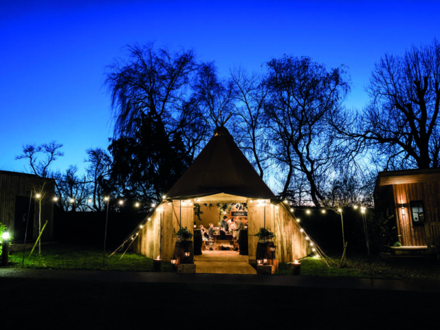 Winter tipi