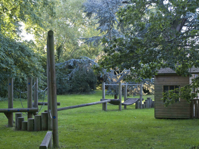 Children's play area at Hothorpe Hall